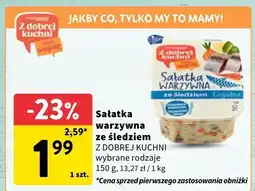 Intermarche Sałatka warzywna ze śledziem Z Dobrej Kuchni oferta