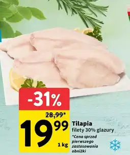 Intermarche Tilapia filety 30% glazury Intermarche oferta