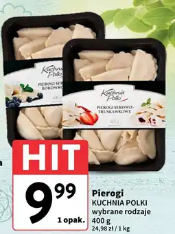 Intermarche Pierogi serowo-truskawkowe Kuchnia Polki oferta