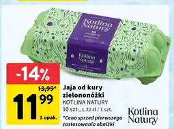 Intermarche Jajka od kury zielononóżki Kotlina Natury oferta