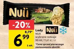Intermarche Lody Nuii wybrane rodzaje oferta