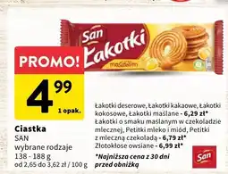 Intermarche Ciastka San wybrane rodzaje oferta