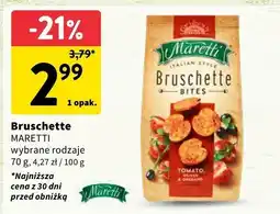 Intermarche Bruschette Maretti wybrane rodzaje oferta