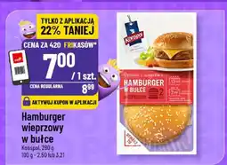 Polomarket Hamburger wieprzowy w bułce Konspol oferta