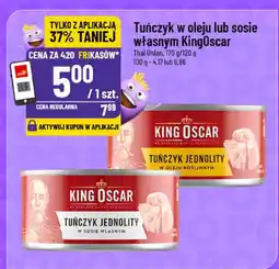 Polomarket Tuńczyk w oleju roślinnym King Oscar Thai Union oferta