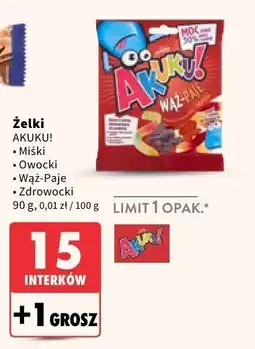 Intermarche Żelki AKUKU owocki oferta