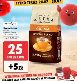 Intermarche Kawa mielona Astra Łagodna Crema oferta