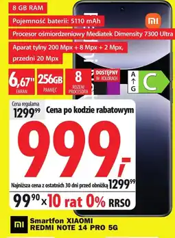 Media Expert Smartfon Xiaomi oferta