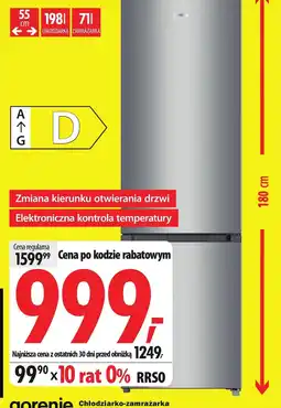 Media Expert Chłodziarko zamrażarka Gorenje oferta