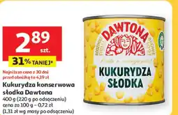 Auchan Kukurydza konserwowa Dawtona oferta