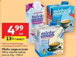 Auchan Mleko zagęszczone oferta
