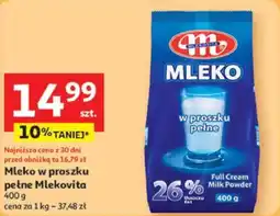 Auchan Mleko w proszku pełne Mlekovita oferta