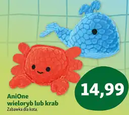 Maxi Zoo AniOne wieloryb lub krab Zabawka dla kota oferta