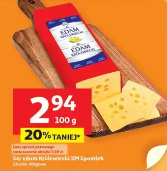 Auchan Ser edam Królewiecki SM Spomlek oferta