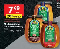Auchan Miód rzepakowy lub wielokwiatowy oferta