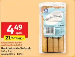 Auchan Rurki włoskie Soforek oferta