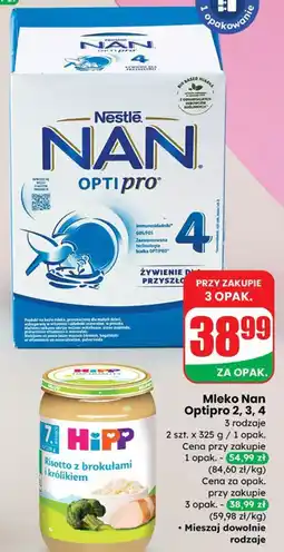 Dino Danie dla dzieci Hipp Risotto z brokułami i królikiem oferta