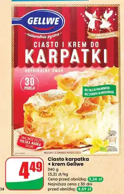Dino Ciasto karpatka z kremem Gellwe oferta