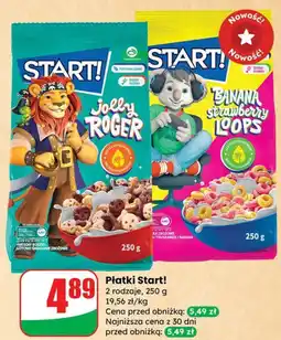 Dino Płatki Start! Banana Strawberry Loops oferta