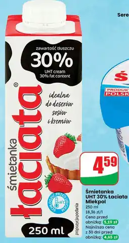 Dino Śmietanka UHT 30% Łaciate Mlekpol oferta