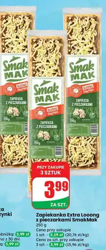 Dino Zapiekanka Extra Looong z pieczarkami SmakMak oferta