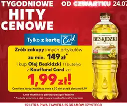 Kaufland Olej rzepakowy Beskidzki oferta