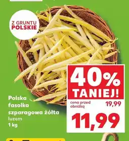 Kaufland Fasolka szparagowa żółta luz Tymbark oferta