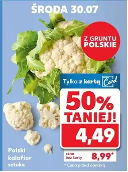 Kaufland Kalafior Polski Kaufland oferta