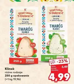 Kaufland Twaróg klinek Stąd Takie Dobre oferta