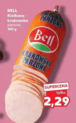 Kaufland Kiełbasa krakowska parzona Bell oferta