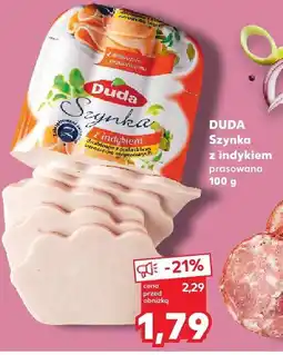 Kaufland Szynka z indykiem prasowana Duda oferta