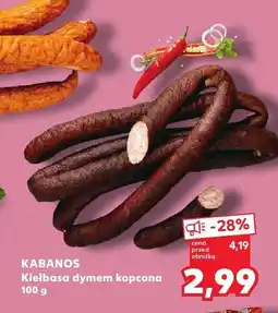 Kaufland Kiełbasa Kabanos dymem kopcona Kaufland oferta