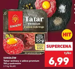 Kaufland Tatar wołowy z udźca premium Sokołów oferta