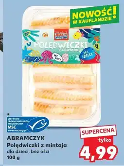 Kaufland Poledwiczki z mintaja dla dzieci, bez ości Abramczyk oferta