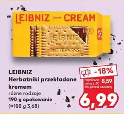 Kaufland Herbatniki przekładane kremem Leibniz oferta