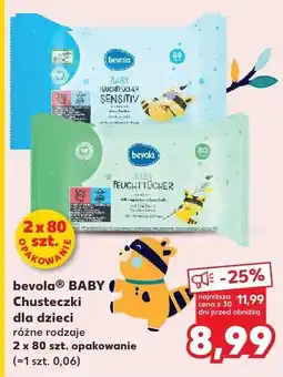 Kaufland Chusteczki dla dzieci bevola BABY różne rodzaje oferta