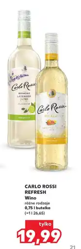 Kaufland Wino Carlo Rossi oferta