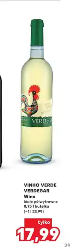 Kaufland Wino półwytrawne Vinho verde oferta
