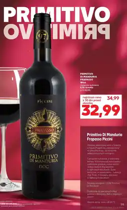 Kaufland Wino wytrawne di Manduria oferta