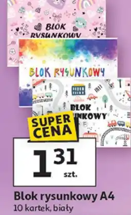 Auchan Blok rysunkowy oferta