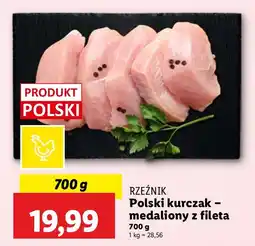 Lidl Kurczak medaliony z fileta Rzeźnik oferta