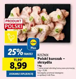 Lidl Mięso kurczak skrzydła Rzeźnik oferta