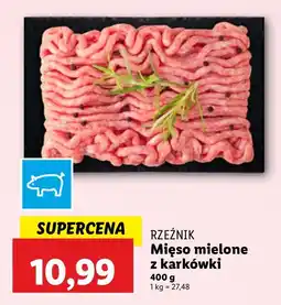 Lidl Mięso mielone z karkówki Rzeźnik oferta