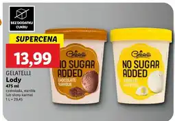 Lidl Lody Gelatelli bez cukru, czekolada, wanilia, słony karmel oferta