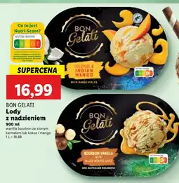 Lidl Lody Bon Gelati z nadzieniem kokos i mango oferta
