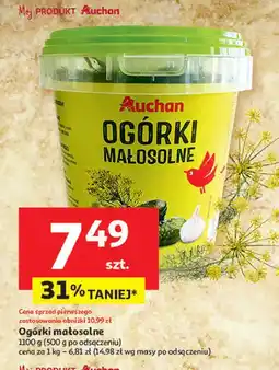 Auchan Ogórki małosolne Auchan Różnorodne (Logo Czerwone) oferta