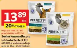 Auchan Sucha karma dla psa lub kota Perfect Fit oferta