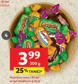 Auchan Cukierki w czekoladzie Goplana: familijne, grześki, mister ron, toffino oferta