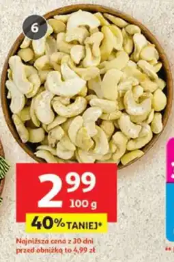 Auchan Orzechy nerkowca, połówki oferta