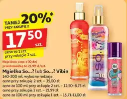 Auchan Mgiełka So...? lub So...? Vibin oferta